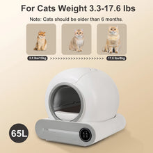 LitterLux Self-Cleaning Smart Litter Box | 65L, App Control, Odor Control