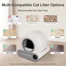 LitterLux Self-Cleaning Smart Litter Box | 65L, App Control, Odor Control